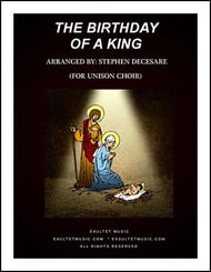 The Birthday Of A King Unison choral sheet music cover Thumbnail